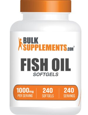 Frasco de BulkSupplements Fish Oil 1000 mg