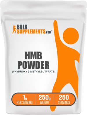 BulkSupplements HMB polvo frasco etiqueta frontal