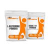 BulkSupplements L-Glutamine y BCAA bundle frontal