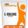 BulkSupplements L-Valina polvo frasco frontal