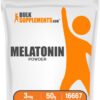 BulkSupplements melatonina 3 mg polvo suplemento para dormir