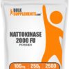 Frente del frasco BulkSupplements nattokinase 2000 FU