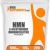 NMN polvo BulkSupplements etiqueta