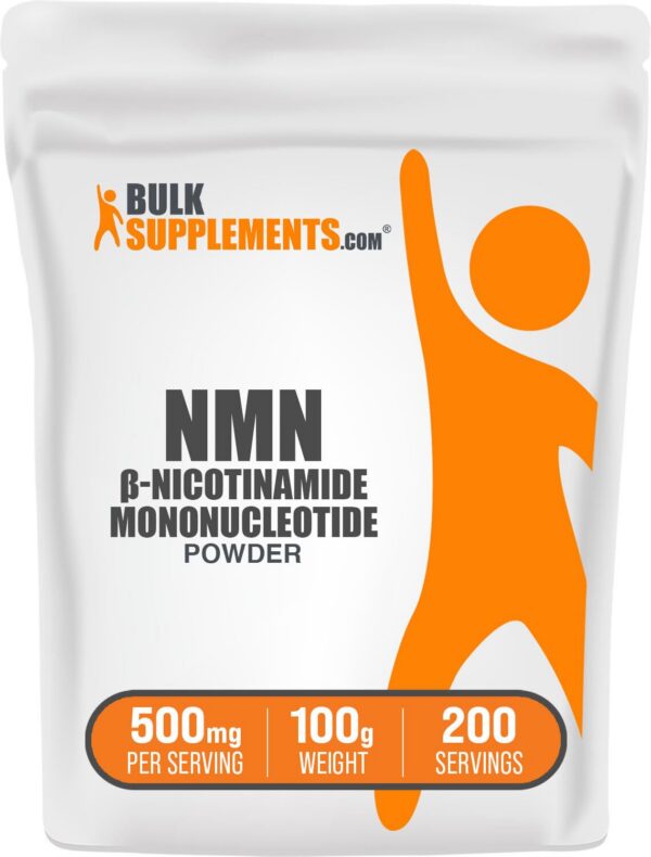 Version 1.0.0 NMN polvo BulkSupplements etiqueta