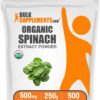 Frente de BulkSupplements Organic Spinach Extract Powder