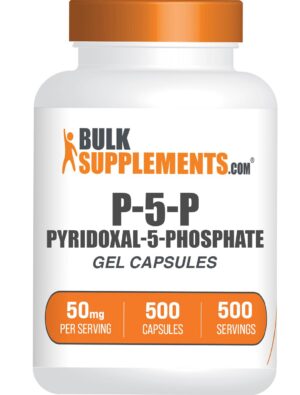 BulkSupplements P5P cápsulas etiqueta frontal