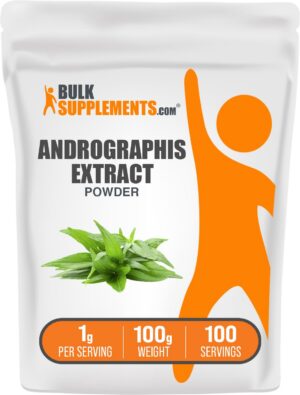 Polvo extracto de Andrographis Paniculata BulkSupplements