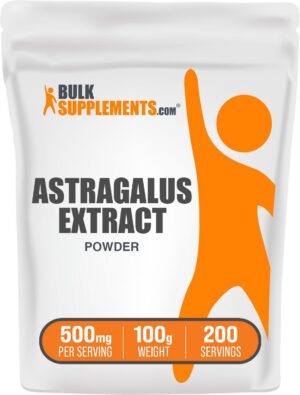 BulkSupplements polvo extracto astrágalo suplemento vegano