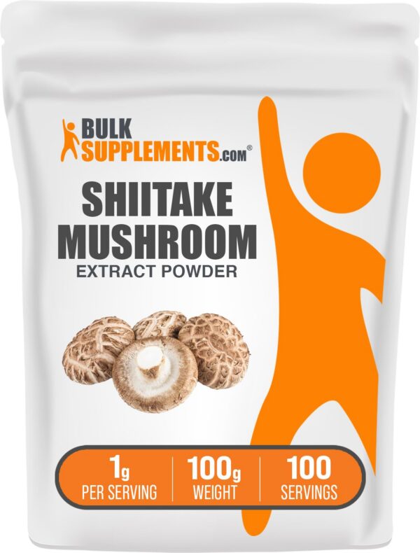Version 1.0.0 Extracto en polvo de hongo shiitake por BulkSupplements.