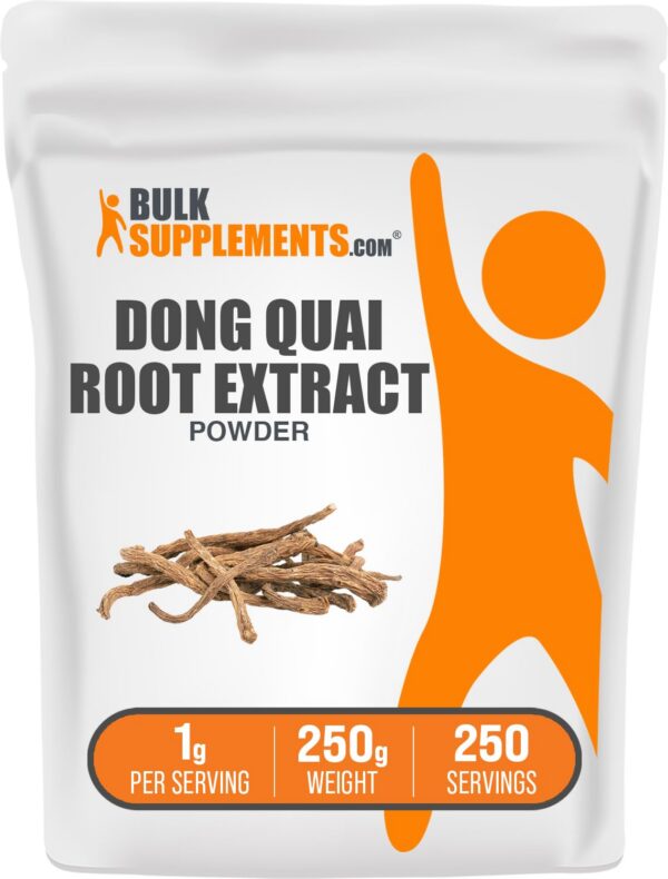 Version 1.0.0 BulkSupplements polvo extracto raíz Dong Quai 250g envase