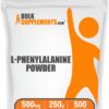 Polvo de L-Fenilalanina BulkSupplements en envase de 250 g