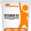 BulkSupplements polvo mononitrato tiamina vitamina b1 100 gramos