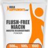 BulkSupplements polvo de niacina sin rubor paquete principal