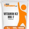 BulkSupplements polvo vitamina k2 mk7 500g suplemento bienestar