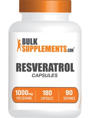 Version 1.0.0 Frente de frasco BulkSupplements Resveratrol 1000 mg