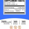 Etiqueta BulkSupplements Vitamina A 25000 UI