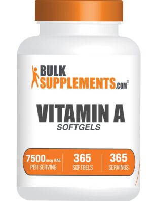 Version 1.0.0 Frasco BulkSupplements Vitamina A 25000 UI palmitato