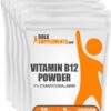 Vitamina B12 en polvo BulkSupplements - Cianocobalamina