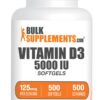 Version 1.0.0 BulkSupplements Vitamina D3 5000 UI cápsulas blandas frasco