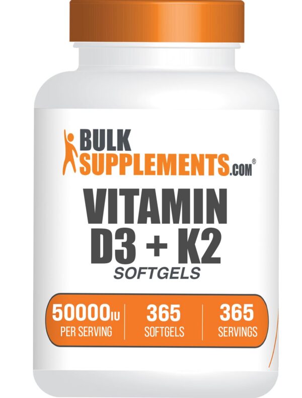 Version 1.0.0 BulkSupplements Vitamina D3 y K2 en softgels
