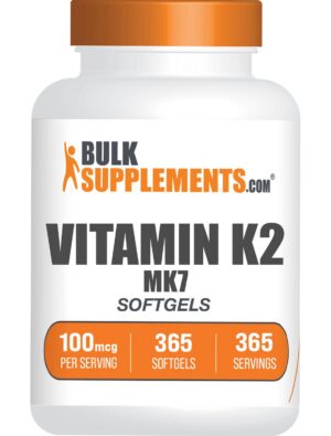 BulkSupplements Vitamina K2 MK7 botella frontal