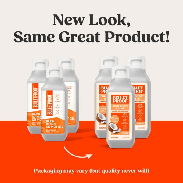 Frasco Bulletproof Brain Octane C8 MCT Oil 16 oz