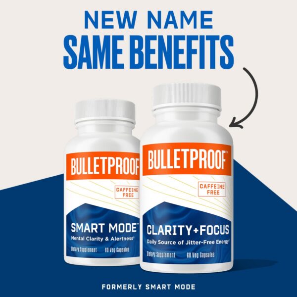 Etiqueta Bulletproof Clarity y Focus