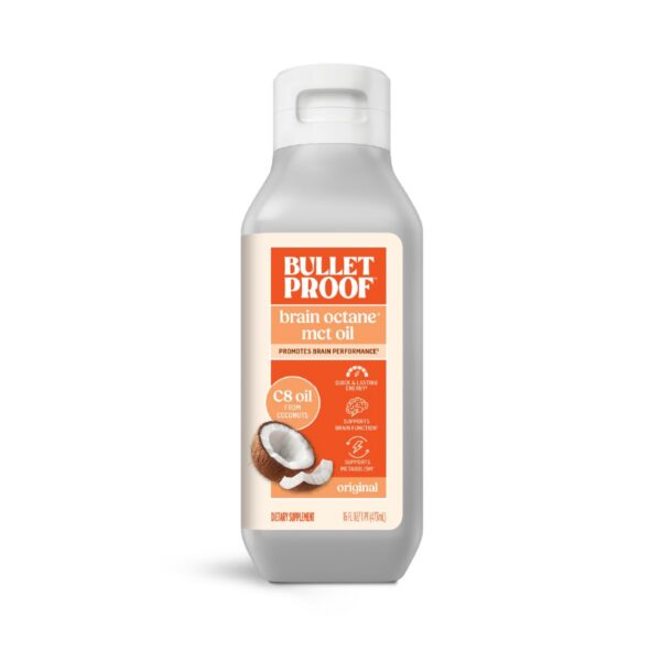 Bulletproof Coconut Brain Octane MCT Oil Frasco Frontal