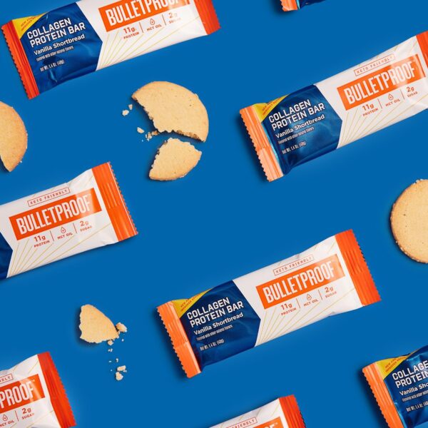 Congruente barra de vainilla shortbread