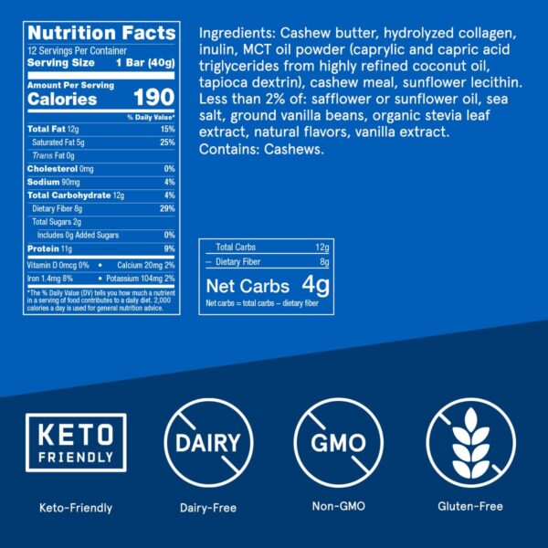 Version 1.0.0 Empaque de barras Bulletproof con cocos y aceite MCT