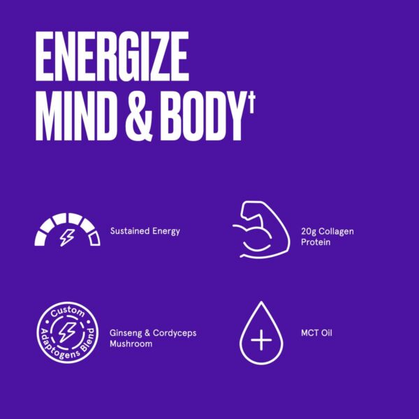 Tabla nutricional Bulletproof Collagen Protein Chocolate