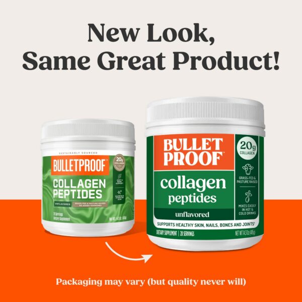 Bulletproof Collagen Peptides sin sabor etiqueta