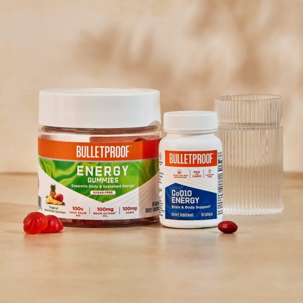 Version 1.0.0 Etiqueta frontal Bulletproof CoQ10 Softgel