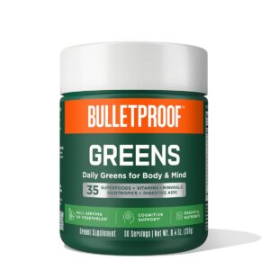 Bulletproof Greens polvo en envase