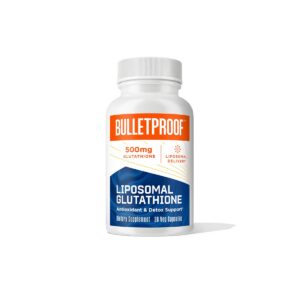 Version 1.0.0 Botella Bulletproof Liposomal Glutathione Force 30 cápsulas