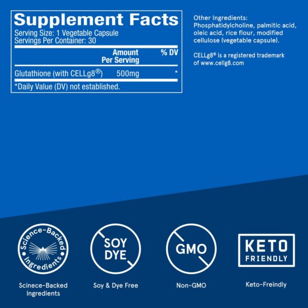 Frasco Bulletproof Liposomal Glutathione Force