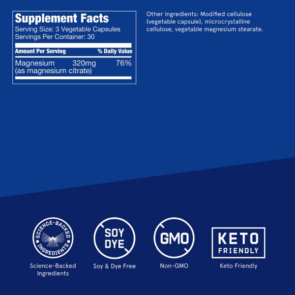 Etiqueta Bulletproof Mg en frasco