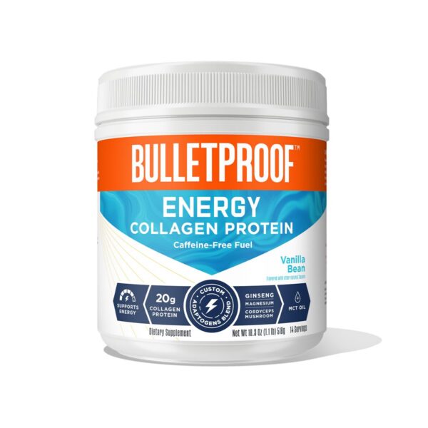 Frasco Bulletproof proteína de colágeno vainilla