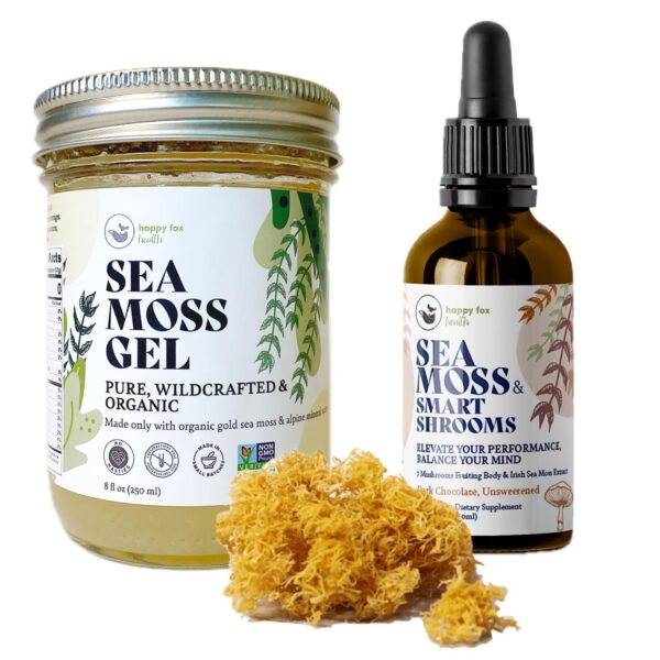 Bundle de gel musgo marino y gotas líquidas Smart Shrooms HAPPY FOX
