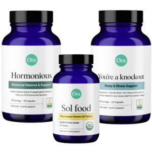 Version 1.0.0 Imagen frontal del bundle Ora Organic