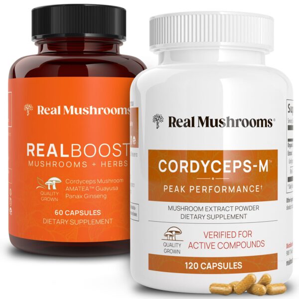Bundle de suplementos RealBoost y Cordyceps