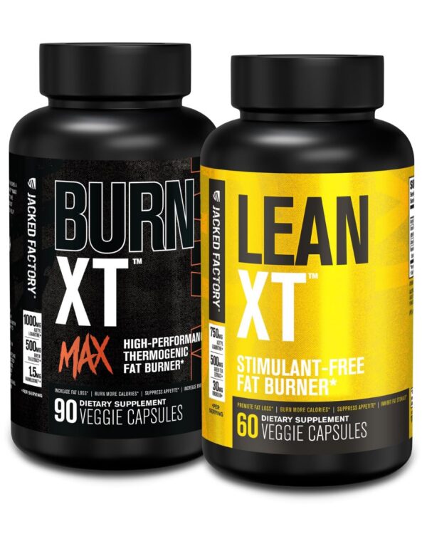 Jacked Factory Burn XT Max frente de etiqueta