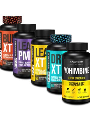 Burn-XT y Lean PM frasco y etiqueta visibles