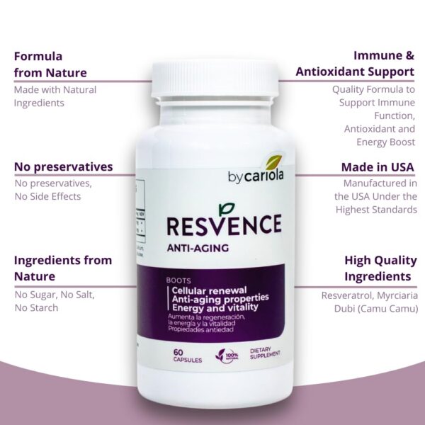 Etiqueta de ingredientes Camu Camu