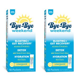 Bye-Bye Weekend mezcla bebida recuperación paquete 2 sobres