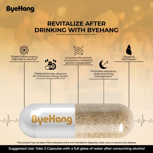 Frasco ByeHang DHM 1200 mg lateral