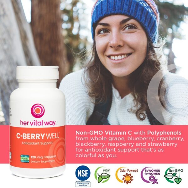 C-BerryWell fórmula Vitamina C natural antioxidante