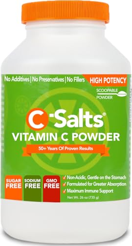 C-Salts polvo vitamina c bufferizada pura 26oz