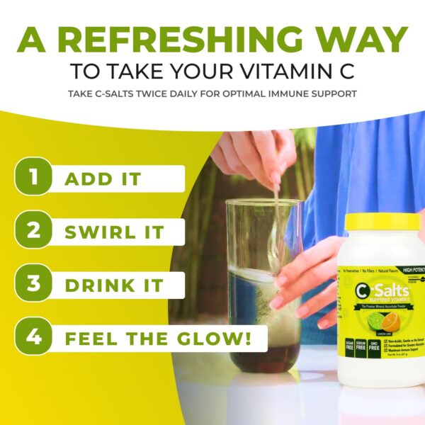 C-Salts polvo vitamina C tamponada para estómago sensible