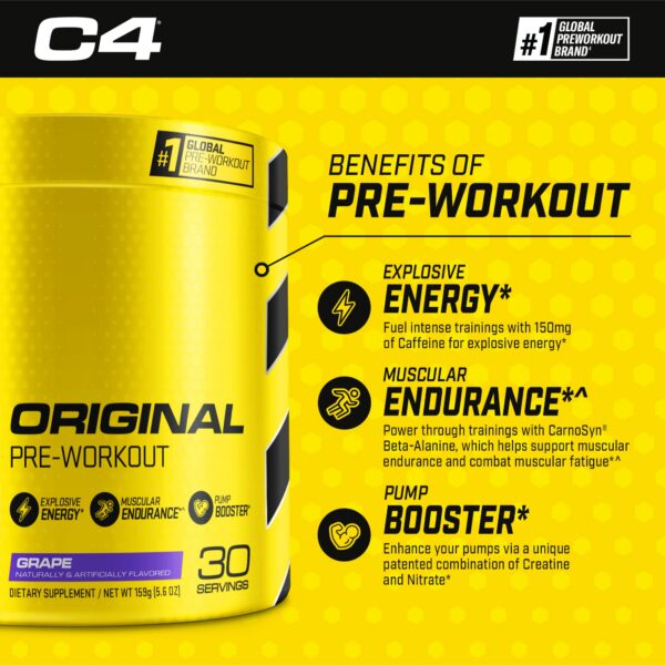 Version 1.0.0 Frasco de C4 Original Pre Workout
